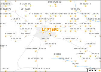 map of Laptëvo