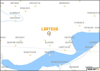 map of Laptëvo