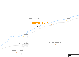 map of Laptevskiy