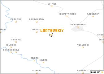 map of Laptevskiy