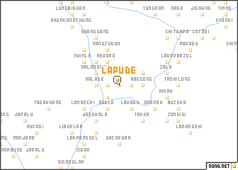 map of Lapude