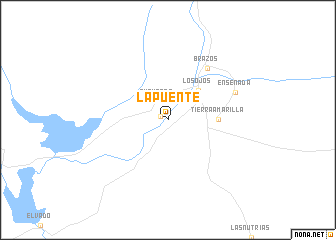 map of La Puente