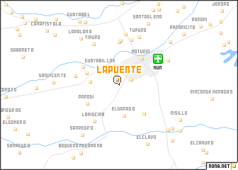 map of La Puente