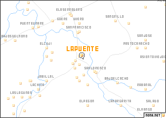 map of La Puente