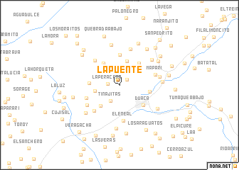 map of La Puente