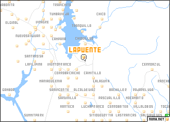 map of La Puente