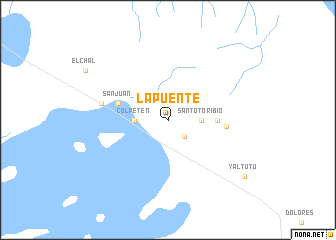 map of La Puente