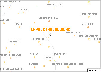 map of La Puerta de Aguilar