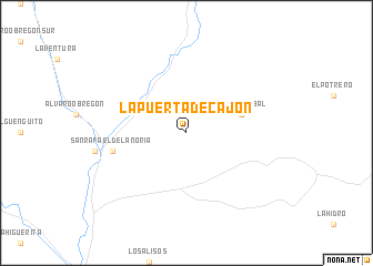 map of La Puerta de Cajón