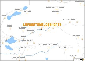 map of La Puerta del Desmonte
