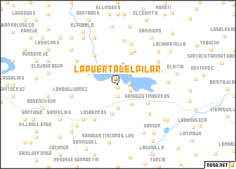 map of La Puerta del Pilar