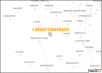 map of La Puerta de Pedro