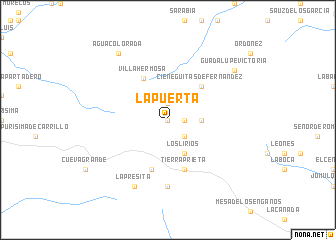 map of La Puerta