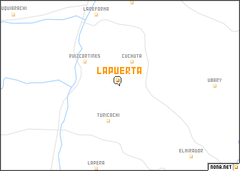 map of La Puerta