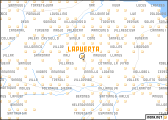 map of La Puerta