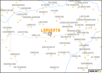 map of La Puerta