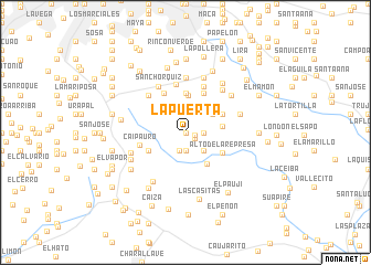 map of La Puerta