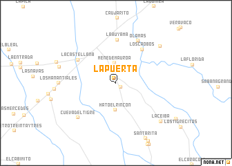 map of La Puerta