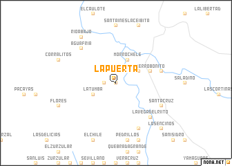 map of La Puerta