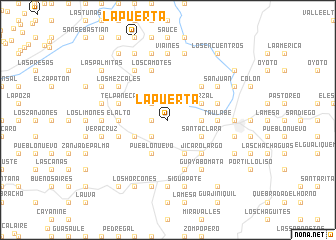 map of La Puerta