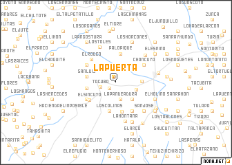 map of La Puerta