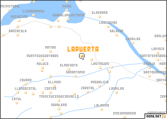 map of La Puerta