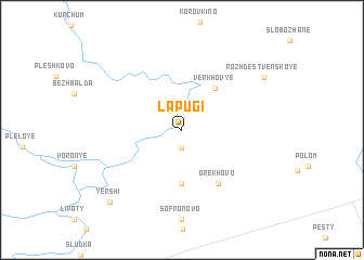 map of Lapugi