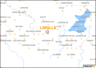 map of La Pulla