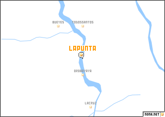 map of La Punta