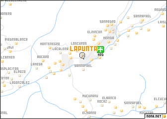 map of La Punta