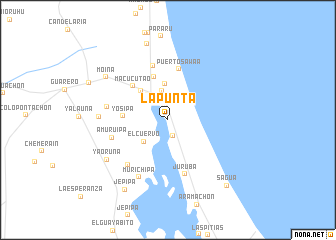 map of La Punta