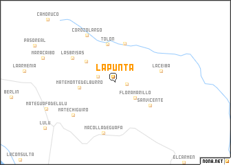 map of La Punta