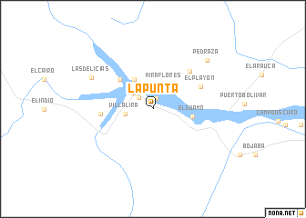 map of La Punta