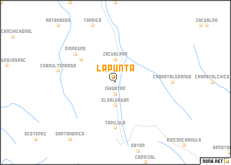 map of La Punta
