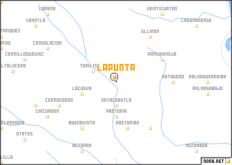 map of La Punta