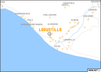 map of La Puntilla