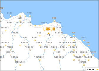 map of Lapun