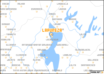 map of La Pureza