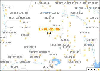 map of La Purísima