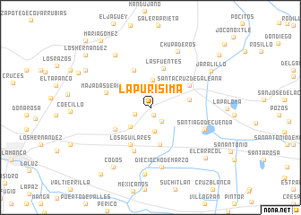 map of La Purísima