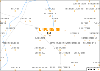 map of La Purísima