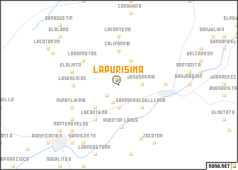 map of La Purísima