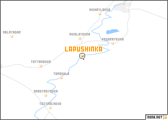 map of Lapushinka