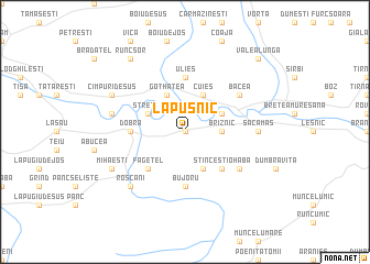 map of Lăpuşnic