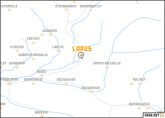 map of Lăpuş