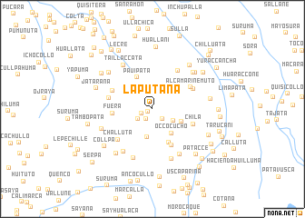 map of Laputaña