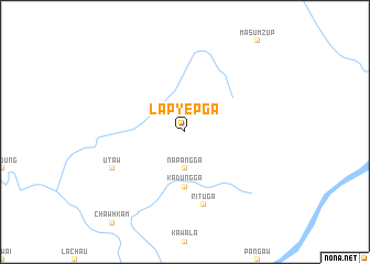 map of Lapyep Ga