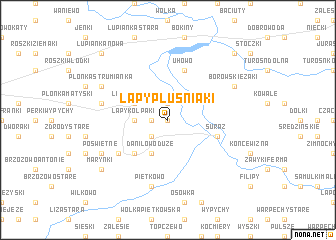 map of Łapy Pluśniaki