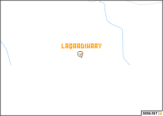 map of Laqaadi Waay