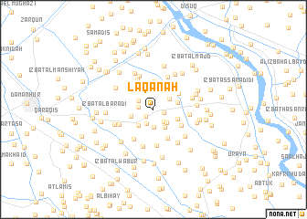 map of Laqānah